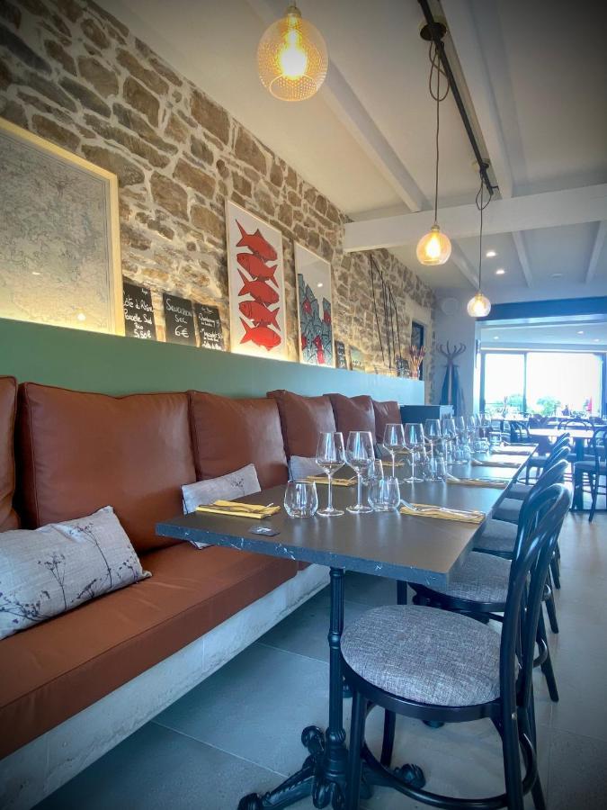 La Bellevue Bistrot Et Chambres D'Hotes Séné Esterno foto