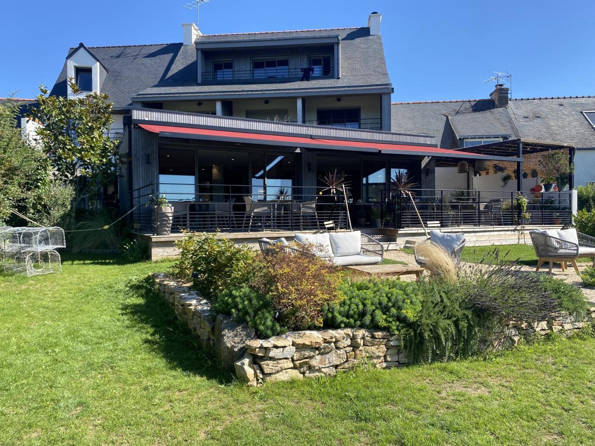 La Bellevue Bistrot Et Chambres D'Hotes Séné Esterno foto