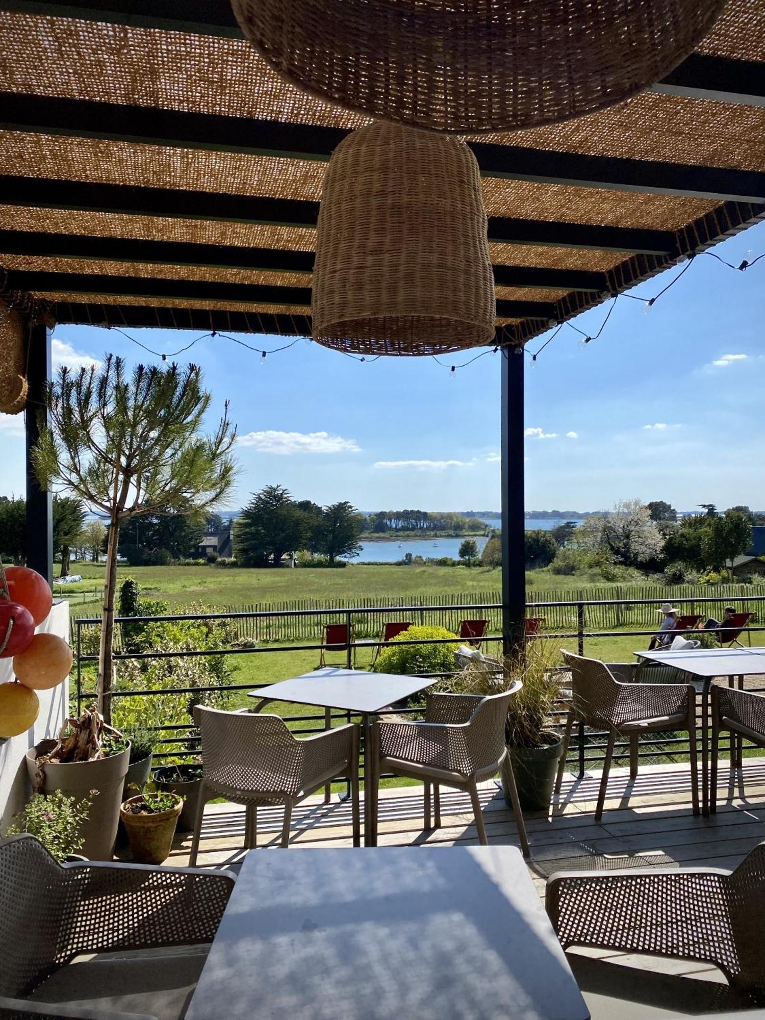 La Bellevue Bistrot Et Chambres D'Hotes Séné Esterno foto
